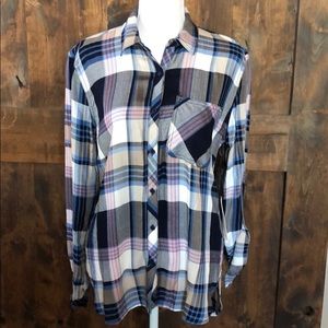 I’d:23 by Stitch Fix Shaelyn Plaid Button Down NWT